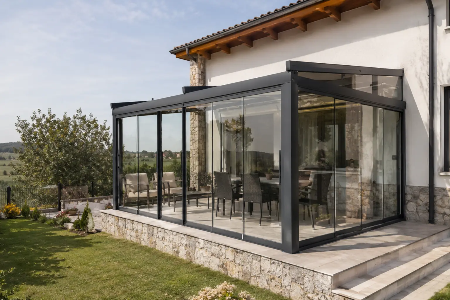 Vize pergola ve cam balkon sistemi